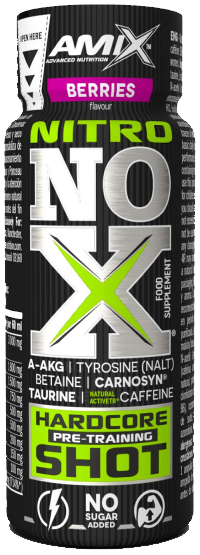 Folyékony edzés előtti stimuláns (edzés előtti) Amix NitroNox Shot 60 ml