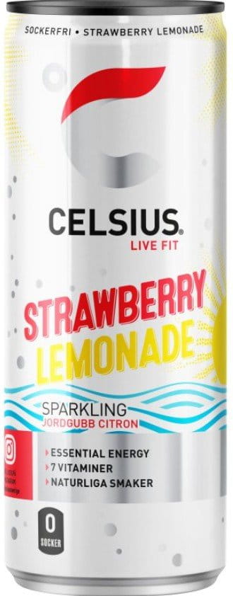 Celsius Energy Drink Strawberry Lemonade 355ml Erő- és energiaitalok