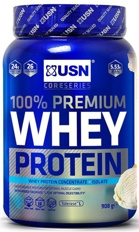USN 100% Whey Protein Premium vanila 2.28kg Fehérje porok